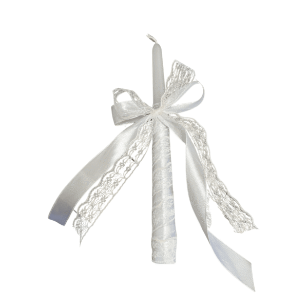 Свічка ажурна з прикрасами 00007793 МВ