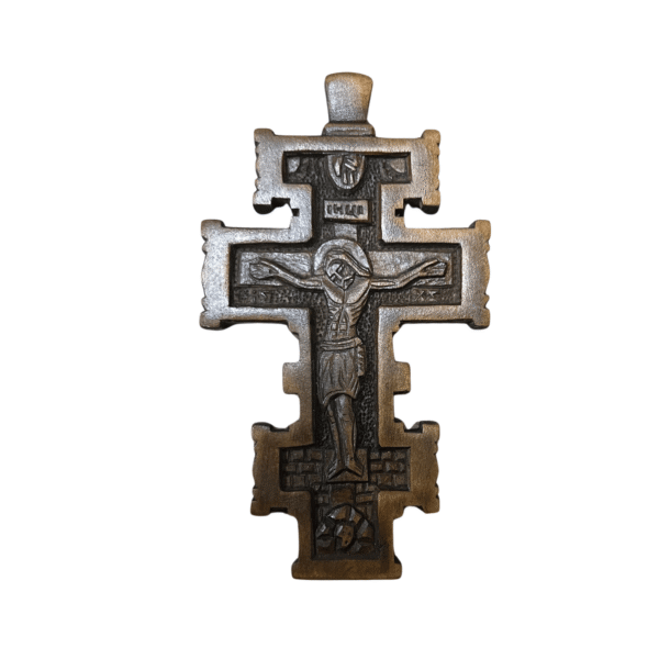 Хрест нагрудний трираменний  007835 SLOBOG (12х6,5 см)