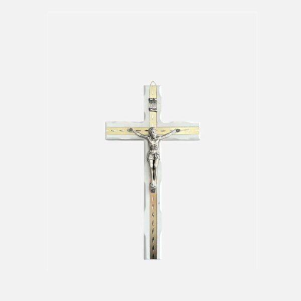 Хрест настінний дзеркальні риски (17х32 см) 000885 мдж