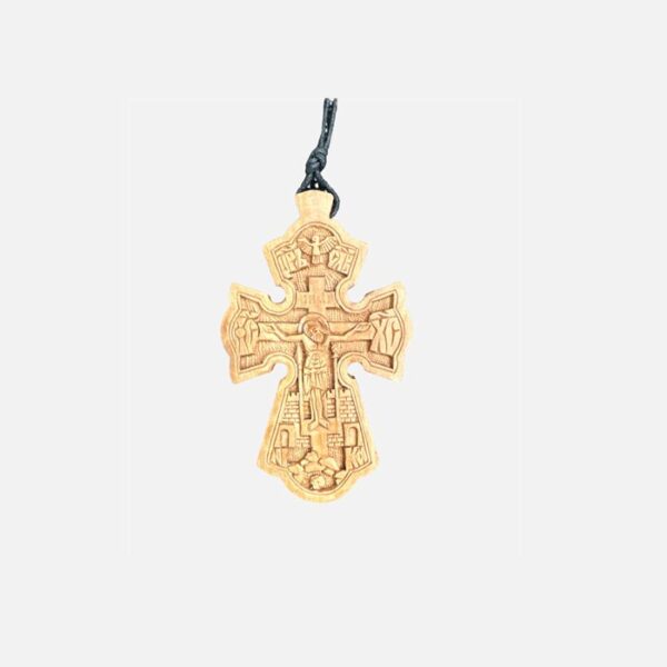 Хрест нагрудний 000716 дерев'яний 7,5х14 см DEV