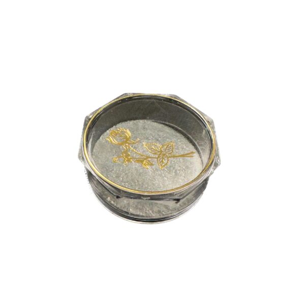 Коробочка для вервиці 001406 кругла прозора (8 граней)