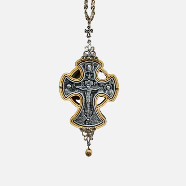 Хрест 005194 нагрудний з пластмасовою вставкою SLYV