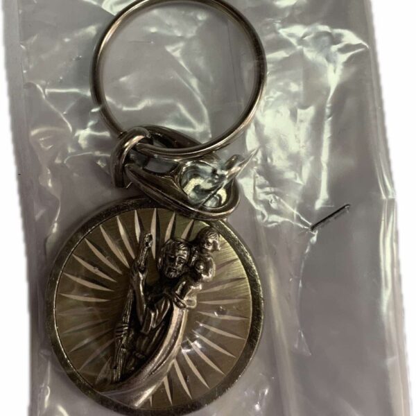 Брелок 003669 св.Христофор круглий