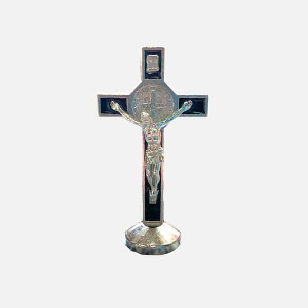 Хрест 10см МДЖ настільний св.Бенедикта 05698