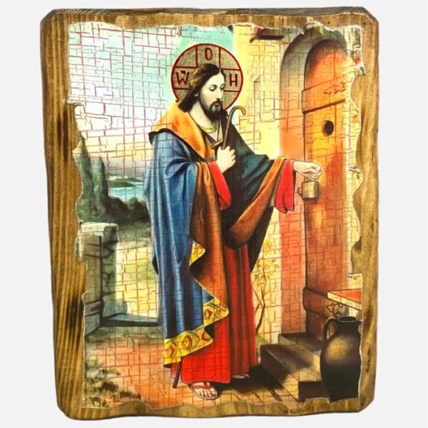 Ікона old 17х23 Ісус стукає в двері 007565
