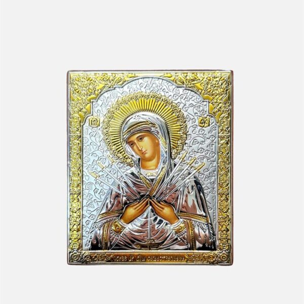 6699/2 Семистрільна Богородиця (10х12.5)